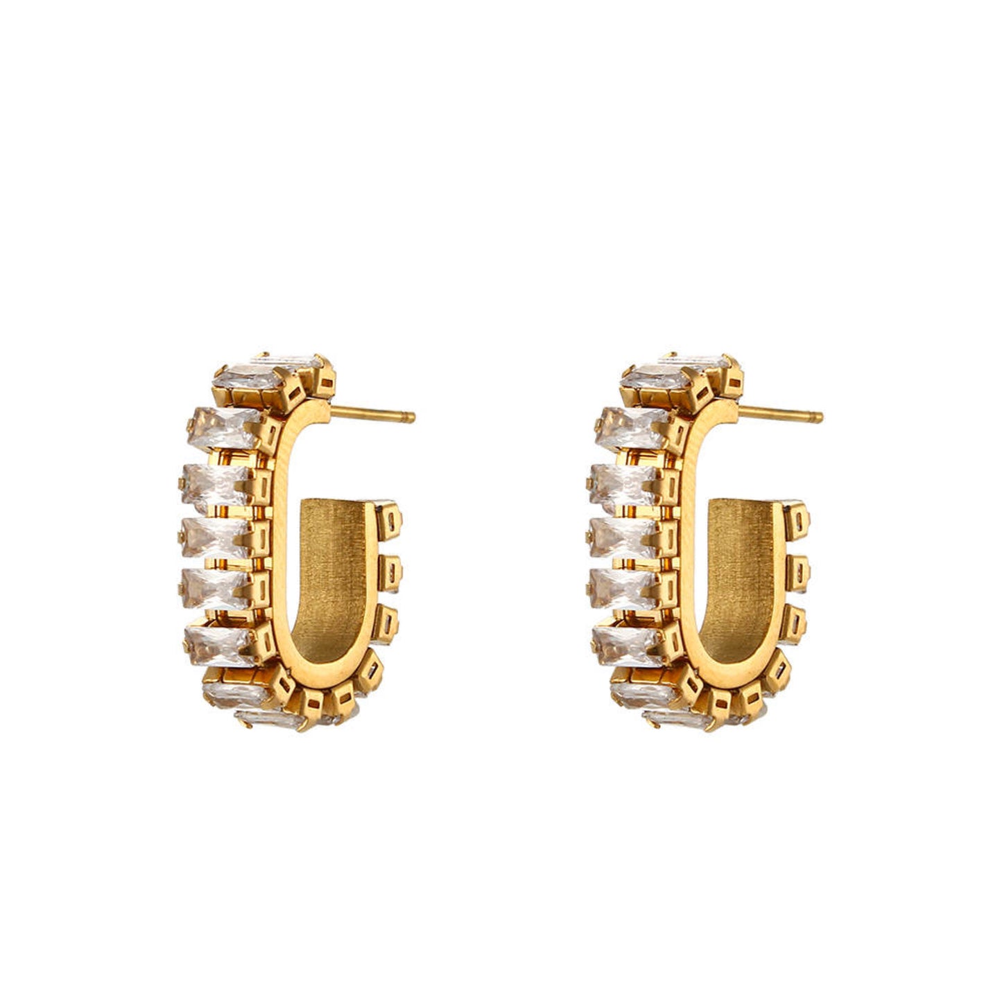 Bria Baguette Earring