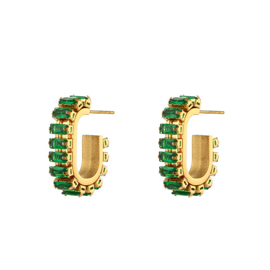 Bria Baguette Earring