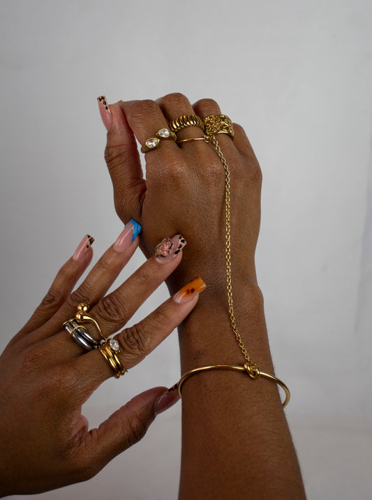 Halo Hand Chain Bracelet