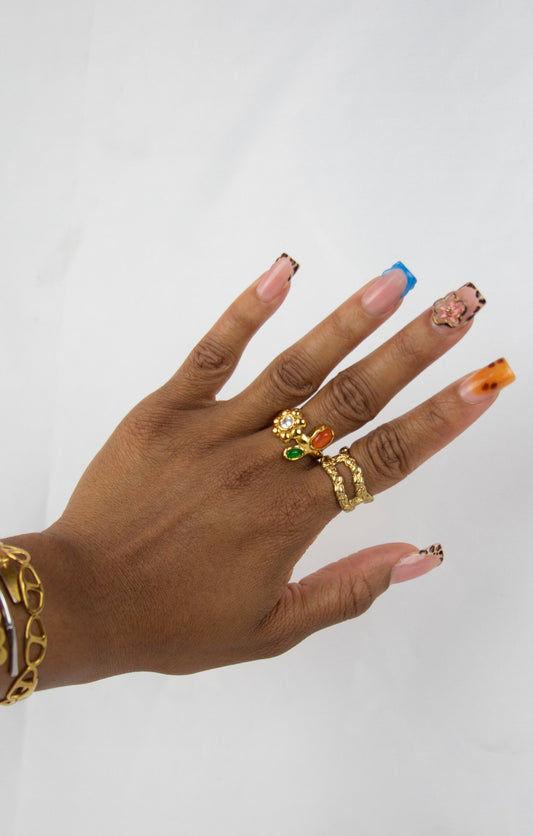 Marigold Flower Ring