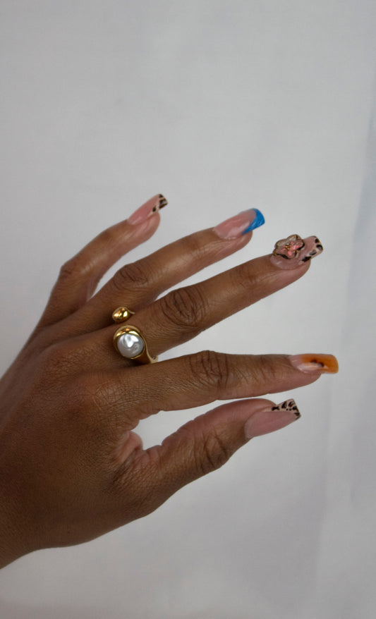 Nahla Pearl Ring