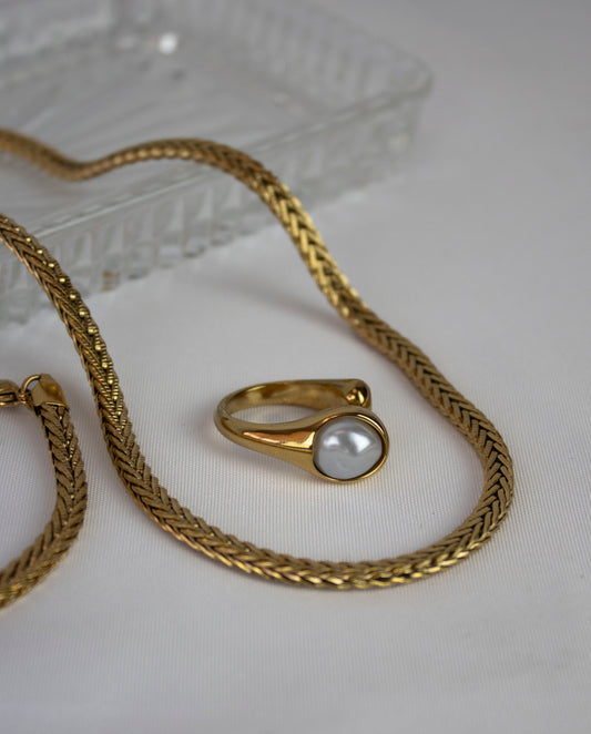 Nahla Pearl Ring